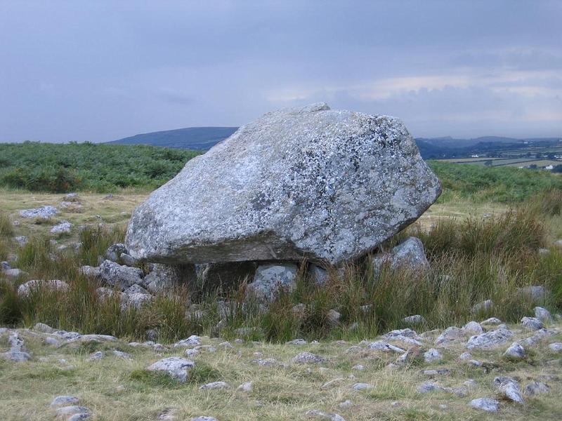 11_MaenCeti.JPG - Arthur's Stone (Maen Ceti), Cefn Bryn